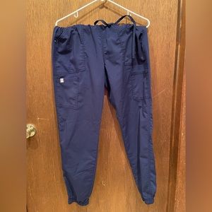 Navy scrub pants